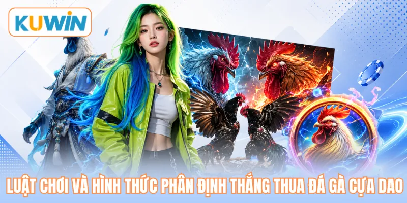 Luật chơi và hình thức phân định thắng thua đá gà cựa dao