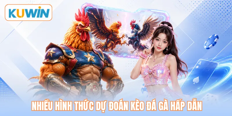Nhiều hình thức dự đoán kèo đá gà hấp dẫn
