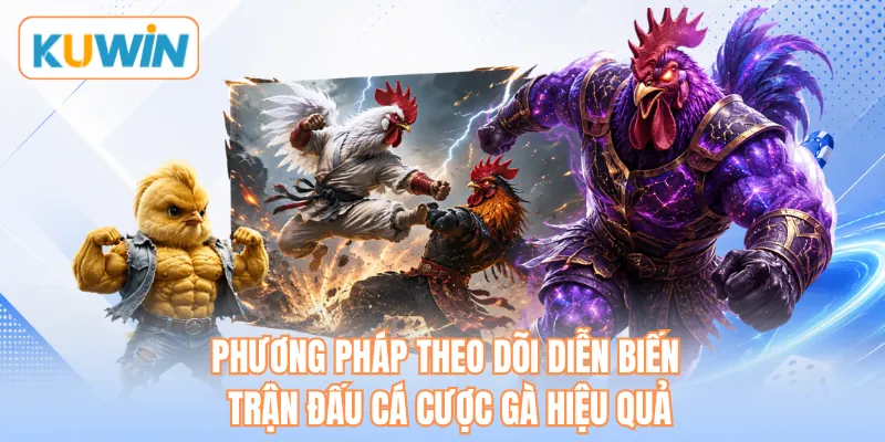 Phương pháp theo dõi diễn biến trận đấu cá cược gà hiệu quả