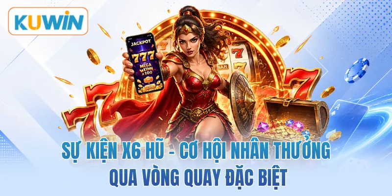 Sự Kiện X6 Hũ - Cơ Hội Nhân Thưởng Qua Vòng Quay Đặc Biệt